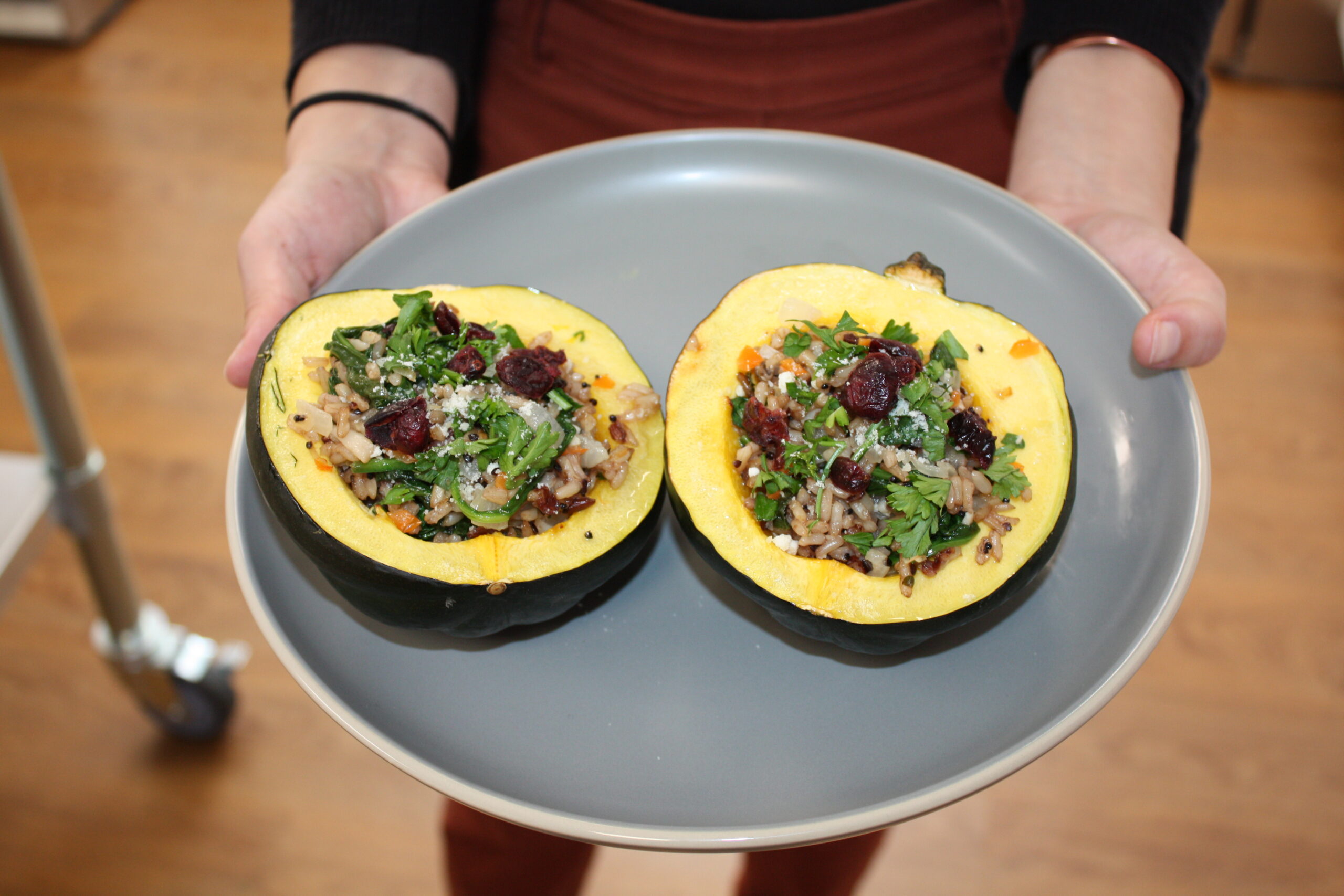 WIC Kitchen: Quinoa Stuffed Acorn Squash